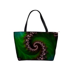 Benthic Saltlife Fractal Tribute For Reef Divers Shoulder Handbags by jayaprime