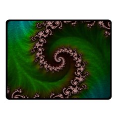 Benthic Saltlife Fractal Tribute For Reef Divers Fleece Blanket (small) by jayaprime