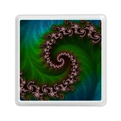 Benthic Saltlife Fractal Tribute For Reef Divers Memory Card Reader (square)  by jayaprime