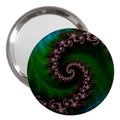 Benthic Saltlife Fractal Tribute For Reef Divers 3  Handbag Mirrors by jayaprime