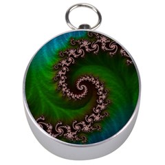 Benthic Saltlife Fractal Tribute For Reef Divers Silver Compasses by jayaprime