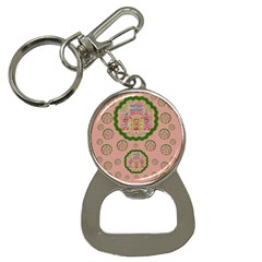 Sankta Lucia With Friends Light And Floral Santa Skulls Bottle Opener Key Chains by pepitasart