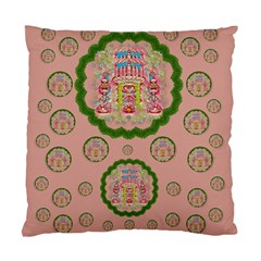 Sankta Lucia With Friends Light And Floral Santa Skulls Standard Cushion Case (one Side) by pepitasart