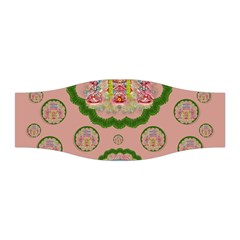 Sankta Lucia With Friends Light And Floral Santa Skulls Stretchable Headband by pepitasart