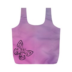 Butterfly Full Print Recycle Bags (m)  by PhotoThisxyz