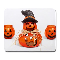 Funny Halloween Pumpkins Large Mousepads by gothicandhalloweenstore