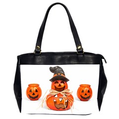 Funny Halloween Pumpkins Office Handbags (2 Sides)  by gothicandhalloweenstore