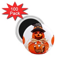 Funny Halloween Pumpkins 1 75  Magnets (100 Pack) 