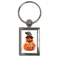 Funny Halloween Pumpkins Key Chains (rectangle)  by gothicandhalloweenstore