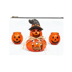 Funny Halloween Pumpkins Cosmetic Bag (large) 