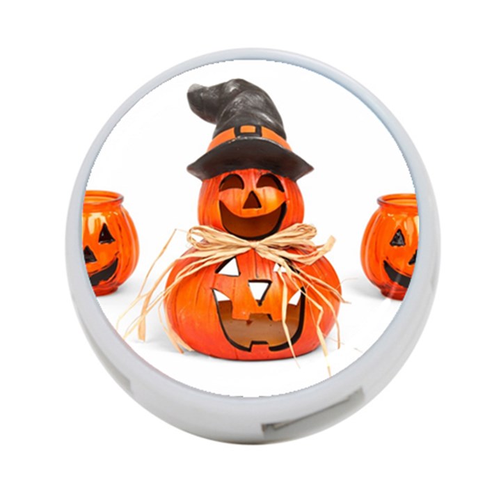 Funny Halloween Pumpkins 4-Port USB Hub (Two Sides) 