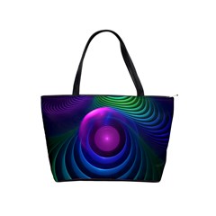 Beautiful Rainbow Marble Fractals In Hyperspace Shoulder Handbags by jayaprime