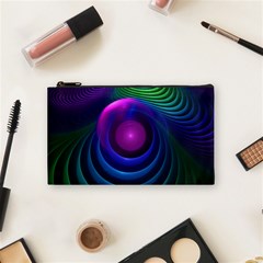 Beautiful Rainbow Marble Fractals In Hyperspace Cosmetic Bag (small)  by jayaprime