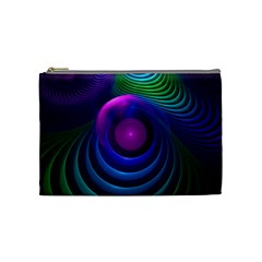 Beautiful Rainbow Marble Fractals In Hyperspace Cosmetic Bag (medium)  by jayaprime