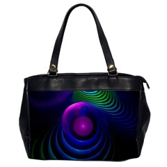 Beautiful Rainbow Marble Fractals In Hyperspace Office Handbags by jayaprime