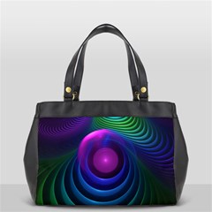 Beautiful Rainbow Marble Fractals In Hyperspace Office Handbags by jayaprime