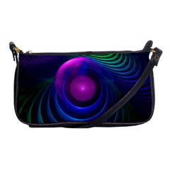 Beautiful Rainbow Marble Fractals In Hyperspace Shoulder Clutch Bags by jayaprime