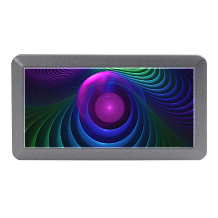 Beautiful Rainbow Marble Fractals in Hyperspace Memory Card Reader (Mini)