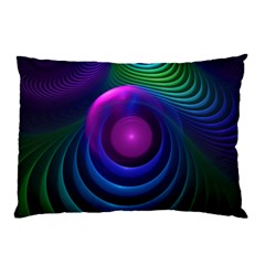 Beautiful Rainbow Marble Fractals In Hyperspace Pillow Case (two Sides) by jayaprime