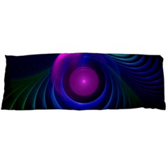 Beautiful Rainbow Marble Fractals In Hyperspace Body Pillow Case (dakimakura) by jayaprime