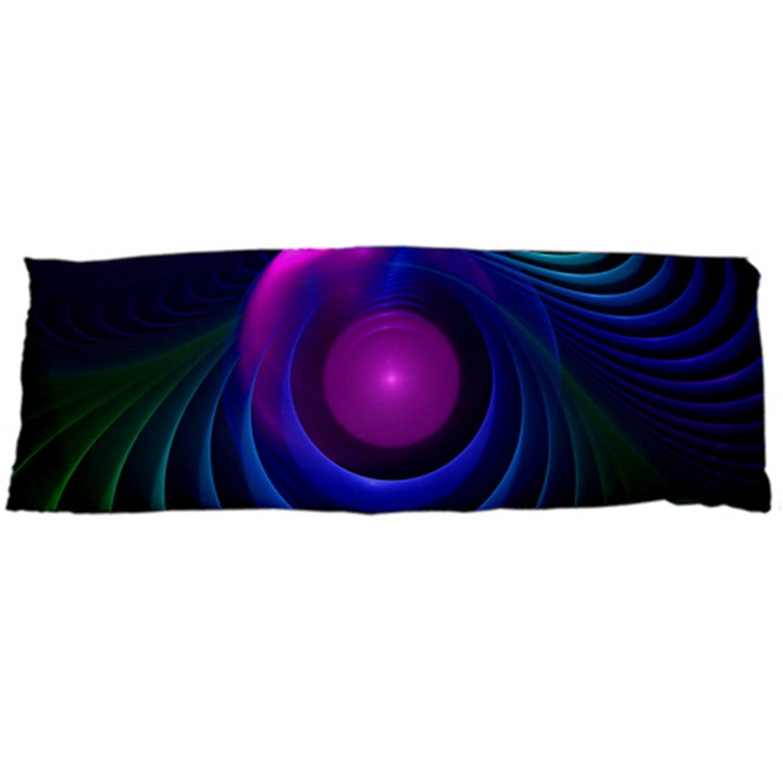 Beautiful Rainbow Marble Fractals in Hyperspace Body Pillow Case Dakimakura (Two Sides)