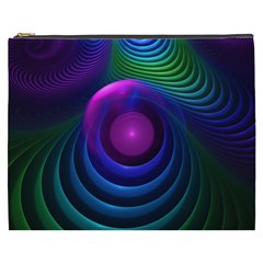 Beautiful Rainbow Marble Fractals In Hyperspace Cosmetic Bag (xxxl)  by jayaprime