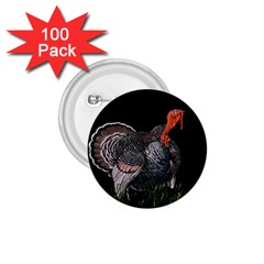 Thanksgiving Turkey 1 75  Buttons (100 Pack)  by Valentinaart