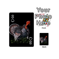 Thanksgiving Turkey Playing Cards 54 (mini)  by Valentinaart