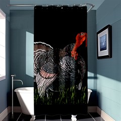 Thanksgiving Turkey Shower Curtain 36  X 72  (stall)  by Valentinaart