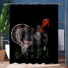 Thanksgiving Turkey Shower Curtain 60  X 72  (medium)  by Valentinaart