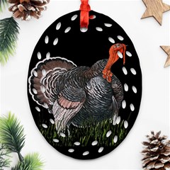 Thanksgiving Turkey Ornament (oval Filigree)