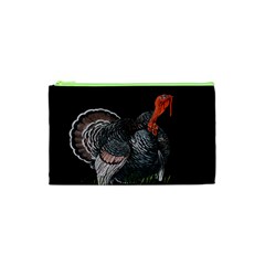 Thanksgiving Turkey Cosmetic Bag (xs) by Valentinaart