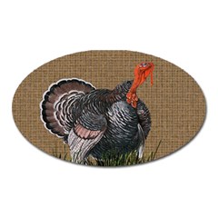 Thanksgiving Turkey Oval Magnet by Valentinaart