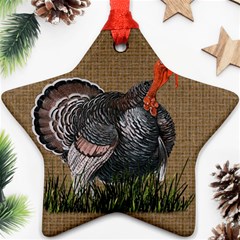 Thanksgiving Turkey Star Ornament (two Sides) by Valentinaart