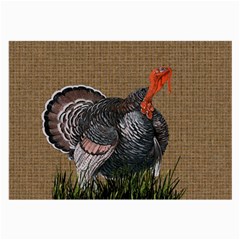 Thanksgiving Turkey Large Glasses Cloth (2-side) by Valentinaart