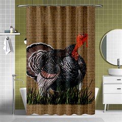 Thanksgiving Turkey Shower Curtain 48  X 72  (small)  by Valentinaart