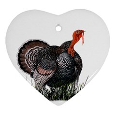 Thanksgiving Turkey Ornament (Heart)