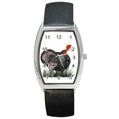 Thanksgiving Turkey Barrel Style Metal Watch