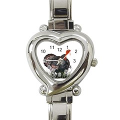 Thanksgiving Turkey Heart Italian Charm Watch