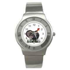 Thanksgiving Turkey Stainless Steel Watch