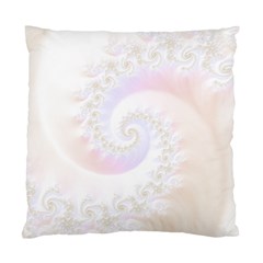 Mother Of Pearls Luxurious Fractal Spiral Necklace Standard Cushion Case (two Sides) by jayaprime