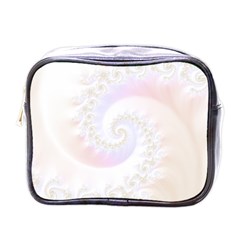 Mother Of Pearls Luxurious Fractal Spiral Necklace Mini Toiletries Bags by jayaprime