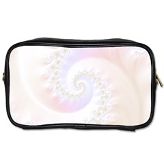 Mother Of Pearls Luxurious Fractal Spiral Necklace Toiletries Bags by jayaprime