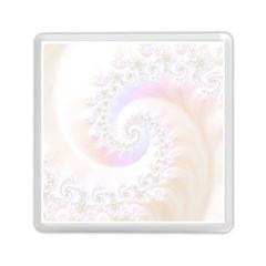 Mother Of Pearls Luxurious Fractal Spiral Necklace Memory Card Reader (square)  by jayaprime