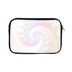 Mother Of Pearls Luxurious Fractal Spiral Necklace Apple Ipad Mini Zipper Cases by jayaprime