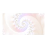 Mother of Pearls Luxurious Fractal Spiral Necklace Satin Wrap Front