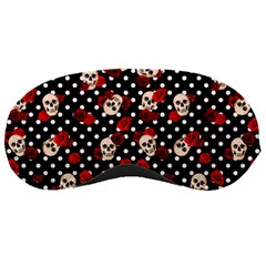 Skulls And Roses Sleeping Masks by Valentinaart