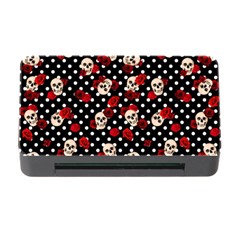 Skulls And Roses Memory Card Reader With Cf by Valentinaart