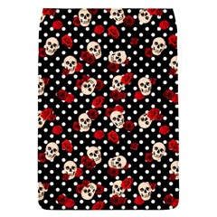 Skulls And Roses Flap Covers (s)  by Valentinaart