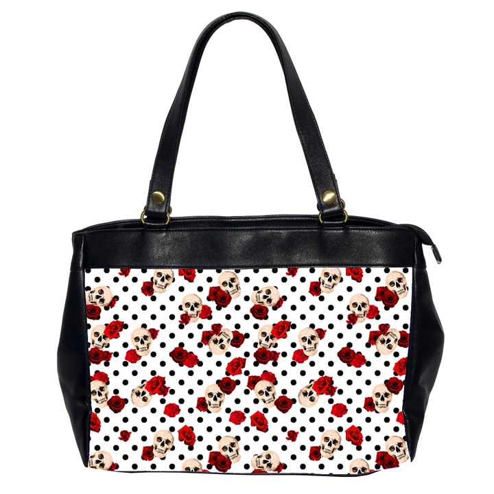 Skulls and roses Office Handbags (2 Sides) 